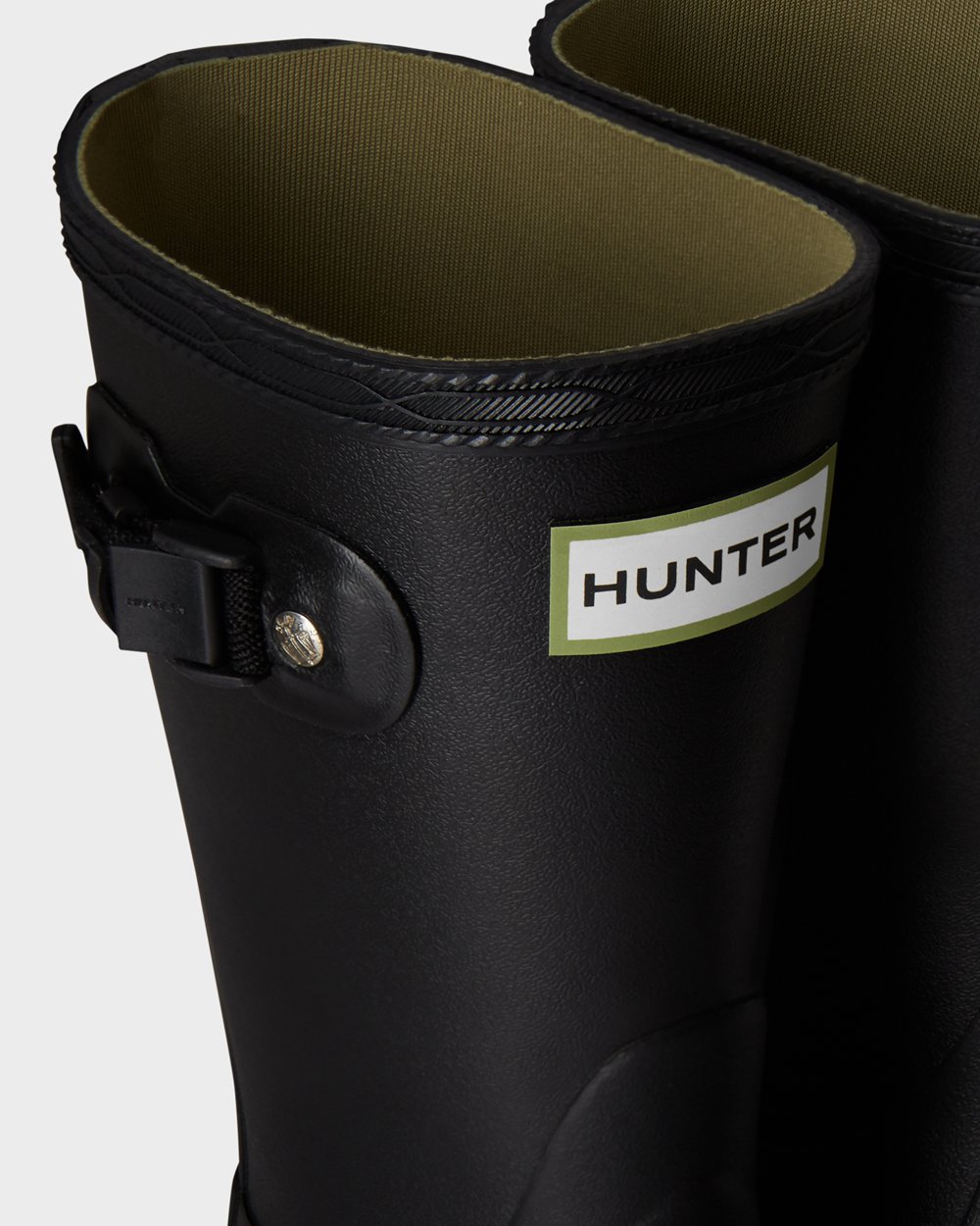 Kids Rain Boots - Hunter Norris (48CLWQIUY) - Black